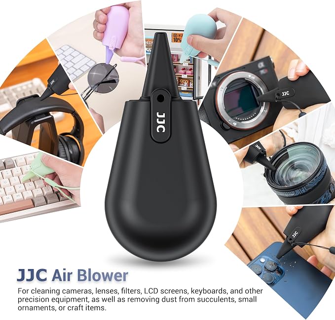 JJC Pocket-Sized Silicone Camera Dust Blower Small Lens Air Blower - Lilac | Lens Cleaner Air Blower for Sensor LCD Keyboards Filters Printing, Compact Portable Dust Blower for Outdoor Travel Cleaning - Image 2