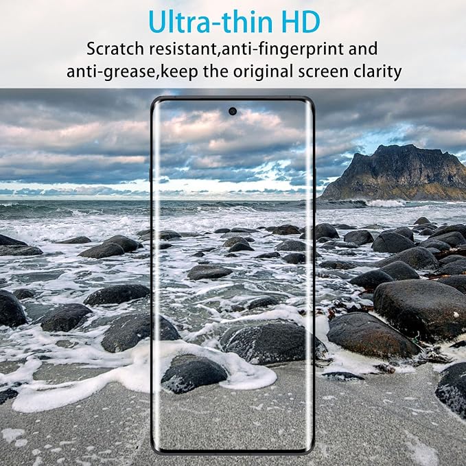Didisky 3+2 Pack Screen Protector for Oneplus 12R(Not for 12,12 Pro) Tempered Glass and Camera Lens Protector, Easy to Install, 3D Curved Full Coverage,Bubble Free,9H Hardness,Scratch-Resistant - Image 5