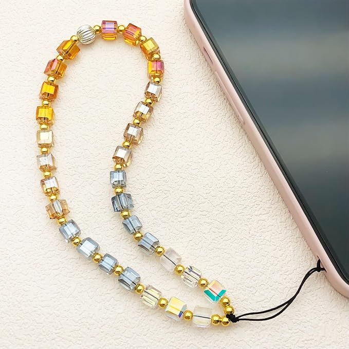 Beaded Camera Wrist Strap Cute Digital Camera Charm Lanyard Phone Chain Keychain Beaded Phone Lanyard Bag Charm - Image 8