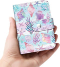 Seashell Starfish Small Photo Album for 2x3 Inch Films, 56 Pocket | Mini Cute Picture Book, Wallet Size, for Polaroid Fujifilm Instax Mini Instant Camera Printer, Kpop Photocard Binder Holders by Lebrocoli