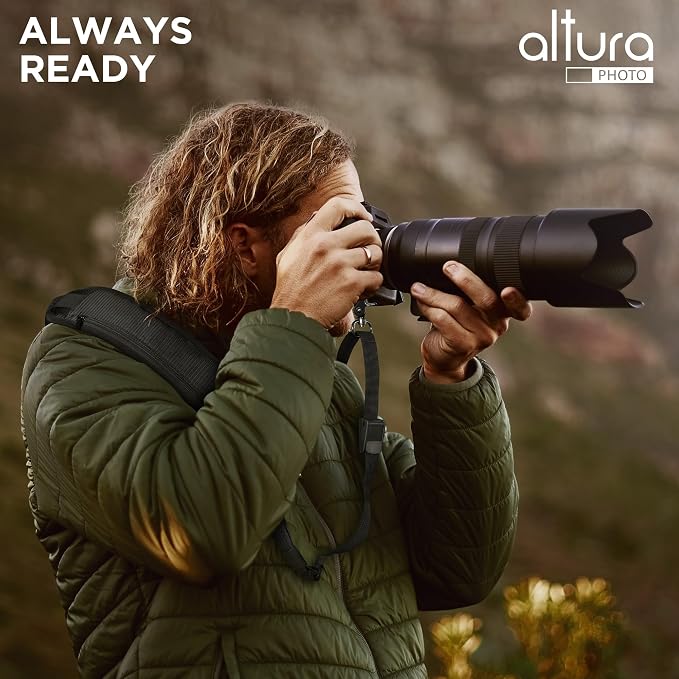 Altura Photo Camera Strap with Quick Release & Safety Tether - Camera Strap for Photographers for Sony, Nikon, & Canon - Image 2