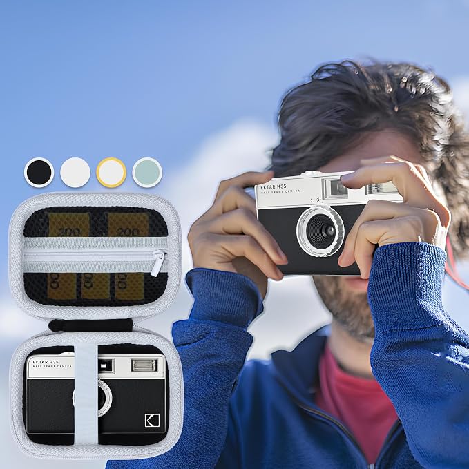 Lebakort Storage Case Compatible with KODAK EKTAR H35 / H35N / Ultra F9 / M35 / M38 Half Frame Film Camera (Sage Case) - Image 9