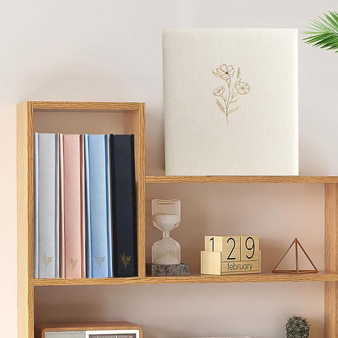 Holoary Photo Album 4x6 500 Photos 5 Pictures Per Page, 500 Pockets 4”x6” Picture Album, Linen Fabric Cover Big Picture Book for Photos, 4x6 Photo Albums for Family Weddings Travel Memories(Beige) - Image 6