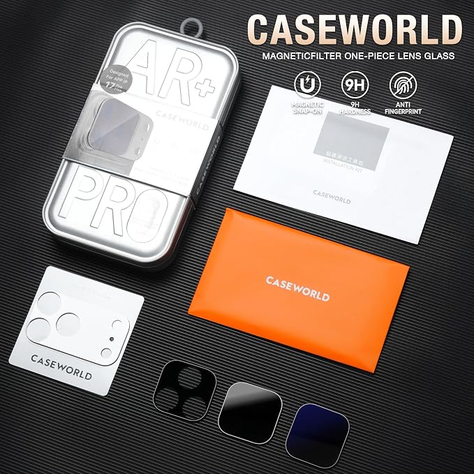 MagFilter Lens Filter Kit for iPhone 17 Pro/Max, 2-in-1 CPL, ND32 & Black Mist Photography Set, Premium Optical Glass, Cinematic Content Creation, Silver (17 Pro Max Lens Filter, Black Mist Silver) - Image 7