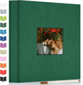 Artfeel Photo Album Self Adhesive Scrapbook Album for 3x5 4x6 5x7 8x10 Pictures,40 Pages Linen Cover with Display Window DIY Photo Book,Ideal Gifts for Family Travel Wedding Baby by Artfeel