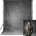 8x10 ft Vintage Grey Photo Backdrop,Classic Abstract Texture Gray Black Photography Background,Screen for Professional Studio Portraits,Headshots,Video,Product Shoot,and Party Events by Naykaly