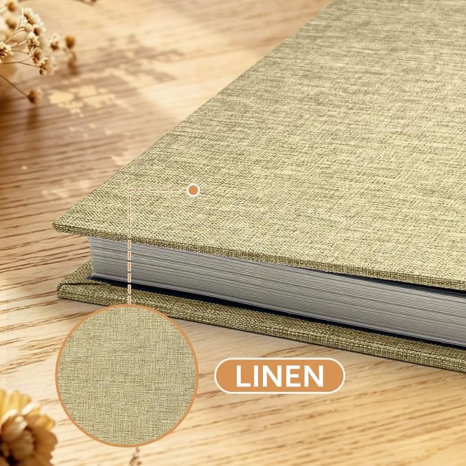 Large Photo Album Self Adhesive Scrapbook Album for 4x6 5x7 8x10 Pictures DIY Photo Book as Scrapbooking Supplies Kits, Birthday Gifts for Women Mom Wedding Baby Family Travel - Image 4