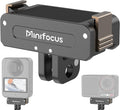 Minifocus Magnetic Quick Release Adapter Mount for DJI Osmo 360/ Action 5 Pro/4/3, Aluminum Alloy Bracket Connector Base with 1/4" Thread Hole & Foldable Dual-Claws for Tripods, Selfie Sticks by MINIFOCUS
