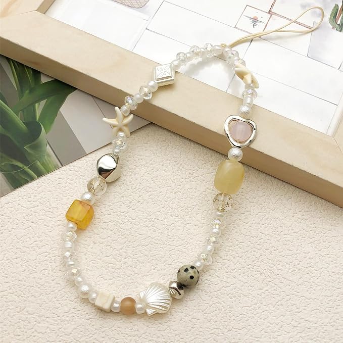 Beaded Camera Wrist Strap Cute Digital Camera Charm Lanyard Phone Chain Keychain Beaded Phone Lanyard Bag Charm - Image 3