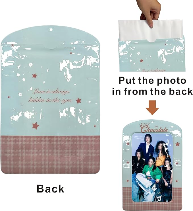 Super Large Kpop Photocard Holder, Y2K Charm Card Protector, A4 Size DIY Pictures Display Card Sleeves, 1 Piece - Image 4