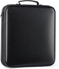 DVD Storage CD Case Holder: 160 Capacity CD Sleeves Black Disc Cases Binder for Car - CD Hard Organizer Box - Large DVD Wallet for Movie/Music/Game & Portable CD Book by TIMCORR