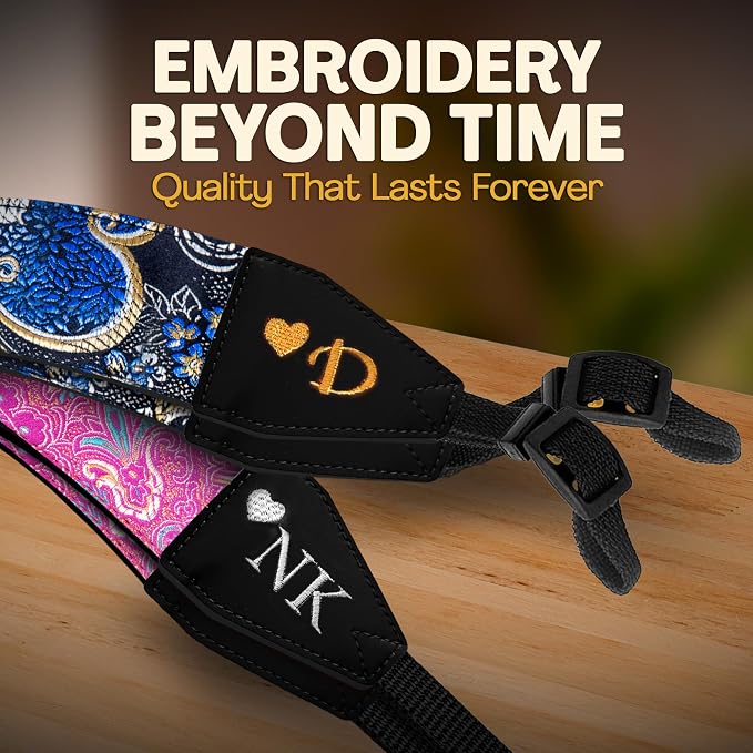 Art Tribute Custom Camera Strap Indian Ocean - Add Your Text and We Make It Especially For You Get Your Own Personalized Gift Camera Strap, No Shipping Cost! - Image 6