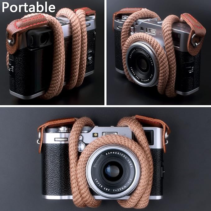 VKO Camera Strap,Soft Rope Camera Neck Strap, Shoulder Strap for DSLR SLR Mirrorless Camera with Round Hole Interface 100cm - Image 8