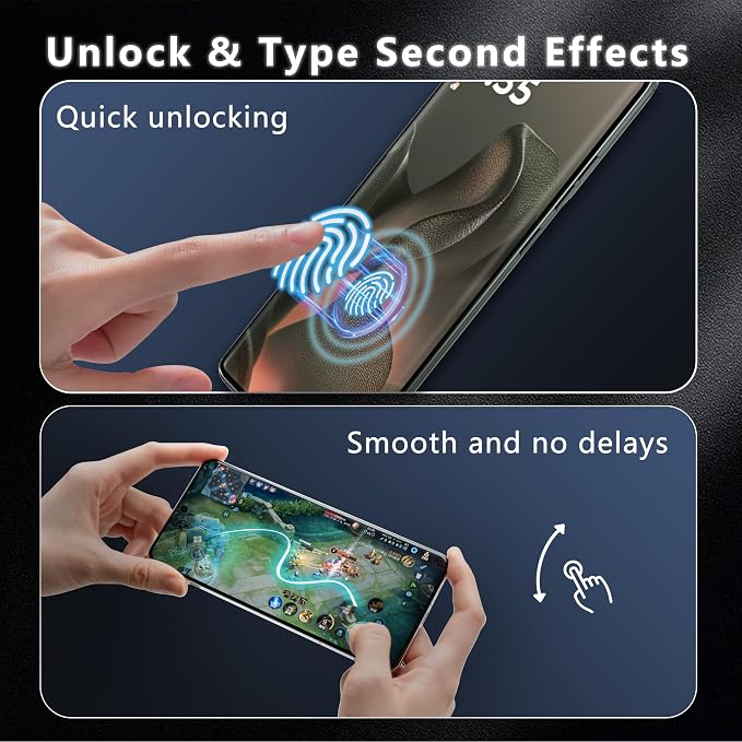 2 Pack for Motorola Edge 2025 Screen Protector Soft TPU Film | 2 Pack Camera Lens Protector with Installation Frame,Support Fingerprint Unlock, Touch Sensitive, Anti-Scratch, Case Friendly - Image 6
