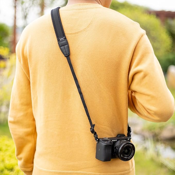 Soft Camera Neck Strap for Canon R5 R6 Mark III II for Sony RX10V A7M5 A7CR | Camera Shoulder Strap for R10 R8 A7V A7 V IV A7C II R A7R VI V IV A6700 ZVE10 II ZV-E1 A7SIII X100VI Z5II Z6III Z50II Z6II - Image 3