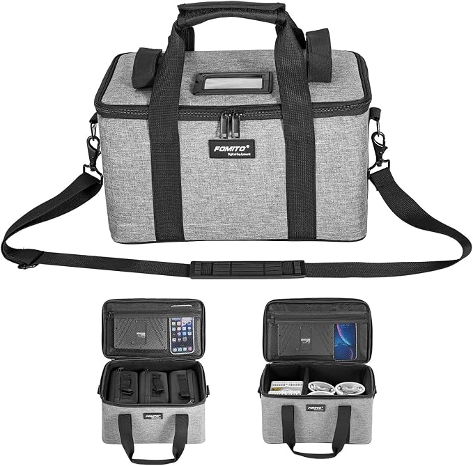 FOMITO Light Carry Bag Camera Case AB-20B Folding Case，35x21x20cm, for Aputure Amaran 100D/S 100X/S 200D/S 200X/S LED Light. by FOMITO