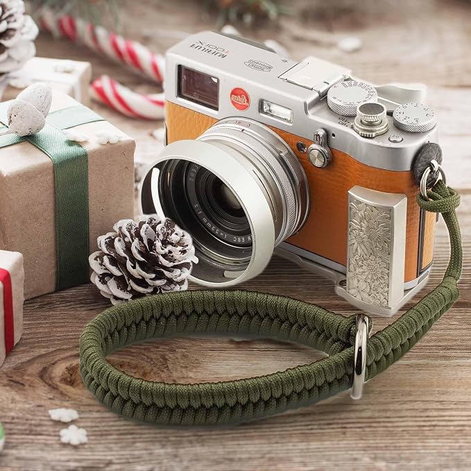 Paracord Camera Wrist Strap Lanyard-Quick Release for DSLR Mirrorless Green | Adjustable wrist size,High-strength paracord material, lightweight 1.16oz, secure metal clasp,Fits Canon Nikon Sony Fuji - Image 5