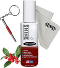 Shine Liquid Cleaner 4oz Spray Powered by SIBERIAN USA, (1) Fabric Cloth, (1) Screwdriver for Camera, Devices, Eyewear Lenses 120ml by SIBERIANUSA