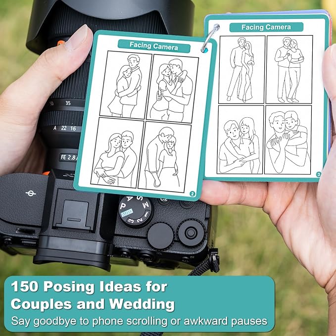 Photography Accessories 150 Pose Ideas Wedding Photographer Essentials Book | Wedding Photographer Must Haves Couples and Wedding Posing Guides Photo Shooting Assistant Photographer Gifts for Men Women - Image 2
