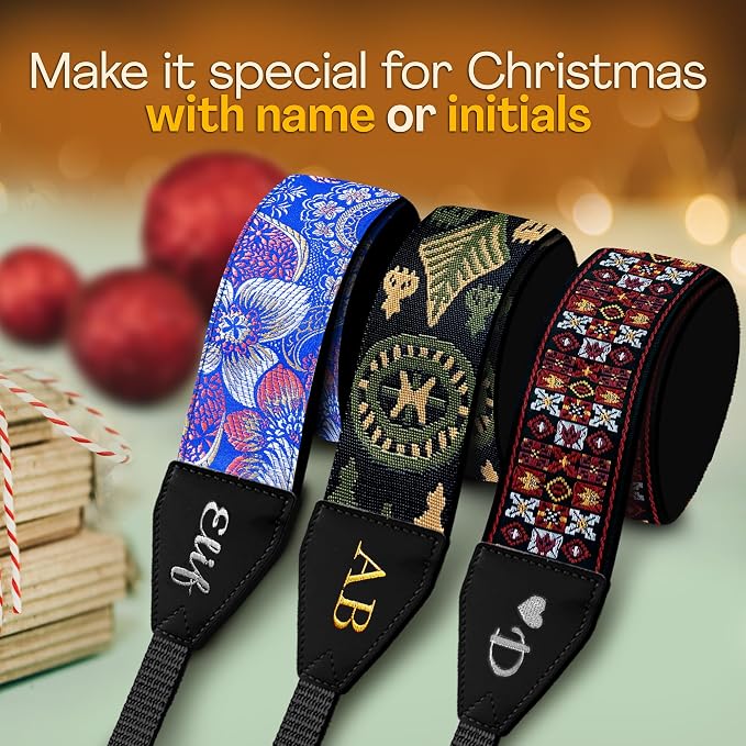 Art Tribute Custom Camera Strap - Add Your Text and We Make It Especially For You Get Your Own Personalized Gift Tree Leaves Camera Strap, No Shipping Cost! - Image 2