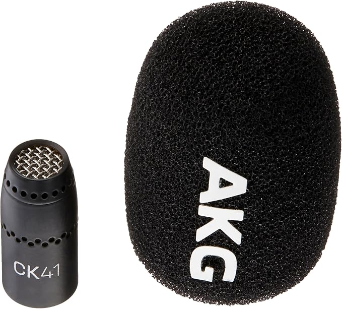 AKG CK41 Reference Cardioid Condenser Microphone Capsule | Includes cardioid capsule, windscreen and warranty for recording, protection and maintenance by Unknown