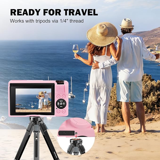 Silicone Camera Case for Canon PowerShot G7X Mark III (Pink) | Soft Silicone Case, Removable Lens Cover, 2 Screen Protectors & 1 Wrist Strap, Anti-Scratch, Lightweight Camera Accessories - Image 7