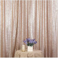 Poise3EHome 6FT x 8FT Sequin Photography Backdrop Curtain for Party Decoration, Champagne by Poise3EHome