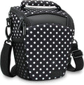 USA Gear DSLR Camera Case for Men and Women with Top Loading Accessibility, Adjustable Shoulder, Small Camera Sling Bag, Padded Handle - Camera Holster Bag for Nikon, Canon, Panasonic (Polka Dot) by USAGEAR