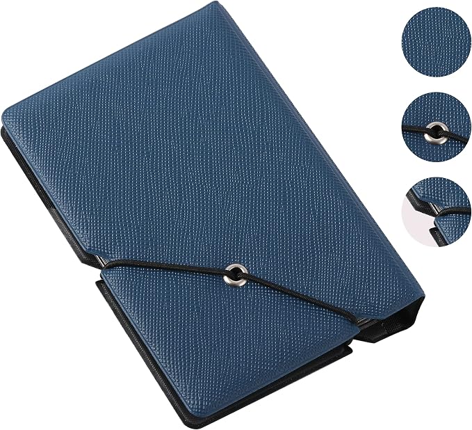 2x3 Instax Mini Photo Album, 28 Pockets. Marine Blue, 2PK | Portable Wallet Size Album Stores 2x3 inch Instant Photos. Fits Polaroid, Instax Mini, Kodak Mini Prints and Zink. - Image 4