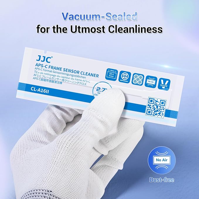 Upgraded Camera Sensor Cleanning Kit Cleaner Set with Bright Built in Light Cleaning Handle & 10PCS 16MM APS-C Sensor Cleaning Swabs & Sensor Cleaning Solution for APS-C Frame CCD and CMOS Sensors - Image 6