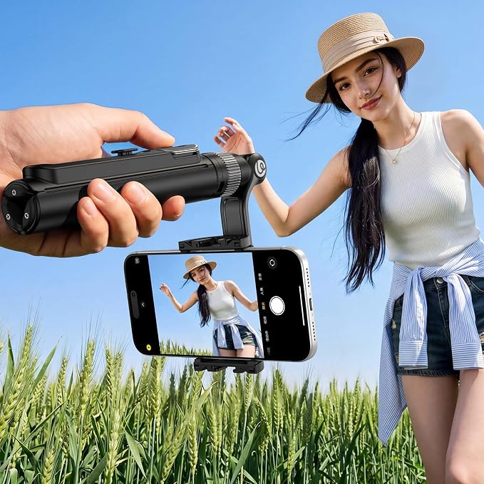 ULANZI TT86 Magnetic Tripod for iPhone 17, 35" Extendable Selfie Stick w Remote, 2-in-1 Phone Clip&Dual Cold Shoe Mounts-Lightweight Overhead Phone Tripod Stand for Vlogging, Travel, Video Recording - Image 8