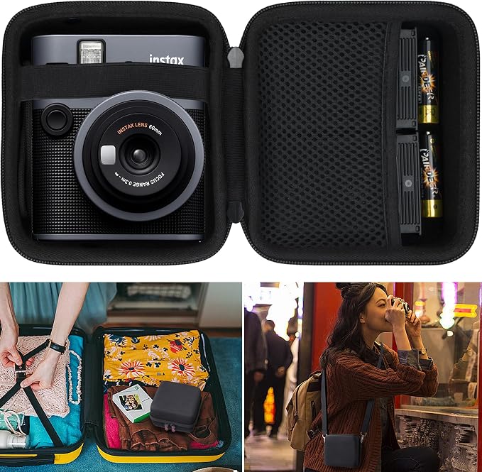 khanka Hard Travel Case for Fujifilm Instax mini 41/mini 40 Instant Camera | Easy Carry Handle, Travel-Ready Portable Storage,Secure Custom Fit for Fujifilm Instant Camera Mini 41, Protective Case Only - Image 9