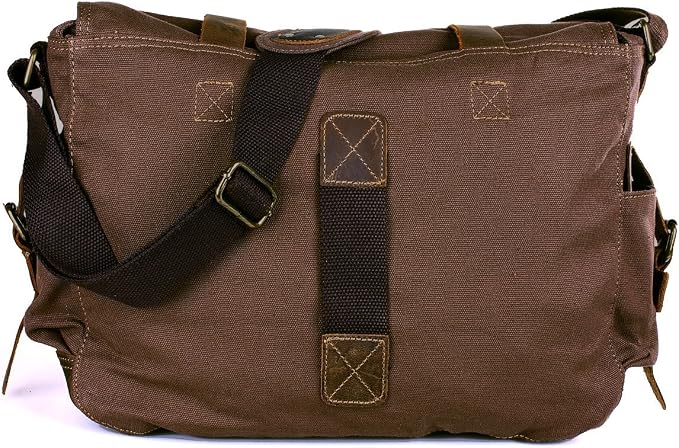 Men's Lightweight Vintage Waterproof Canvas DSLR SLR Shockproof Camera Shoulder Messenger Bag Sling Bag - Image 8