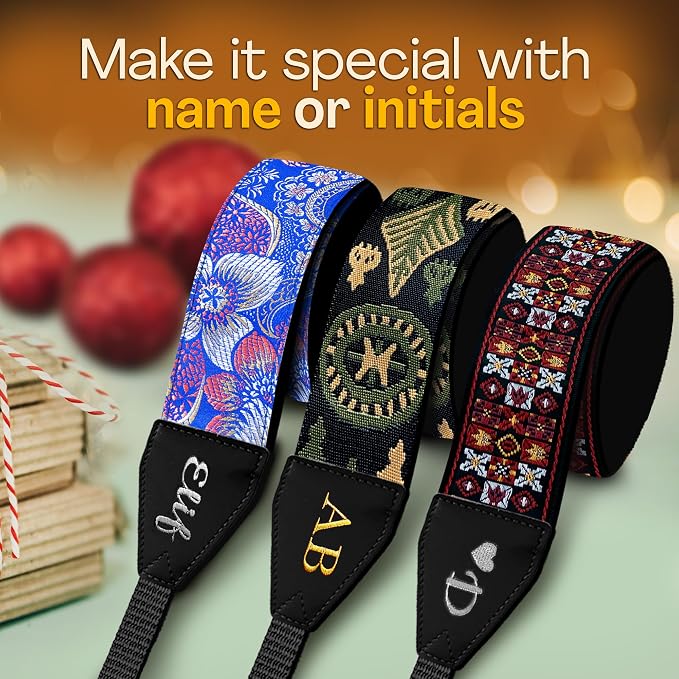 Art Tribute Custom Camera Strap - Add Your Text and We Make It Especially For You Get Your Own Personalized Gift Tree Leaves Camera Strap, No Shipping Cost! - Image 6