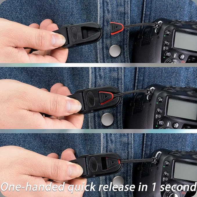 VKO Camera Strap Rope Quick Release Neck Shoulder Straps for Photographers | Film SLR DSLR Cameras Vintage Cute QD Nylon Adjustable - Image 6