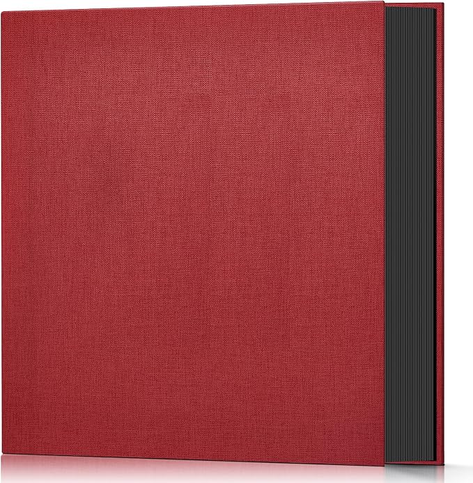 Popotop Photo Album 4x6 600 Pockets for Wedding Gifts,Linen Hardcover Picture Albums for Family Anniversary Baby Vacation Pictures by Popotop