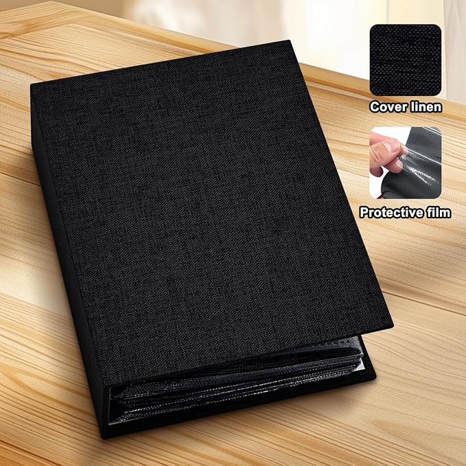 Photo Album 4x6 100 Pockets for Wedding Gifts,Linen Hardcover Picture Albums for Family Anniversary Baby Vacation Pictures - Image 4