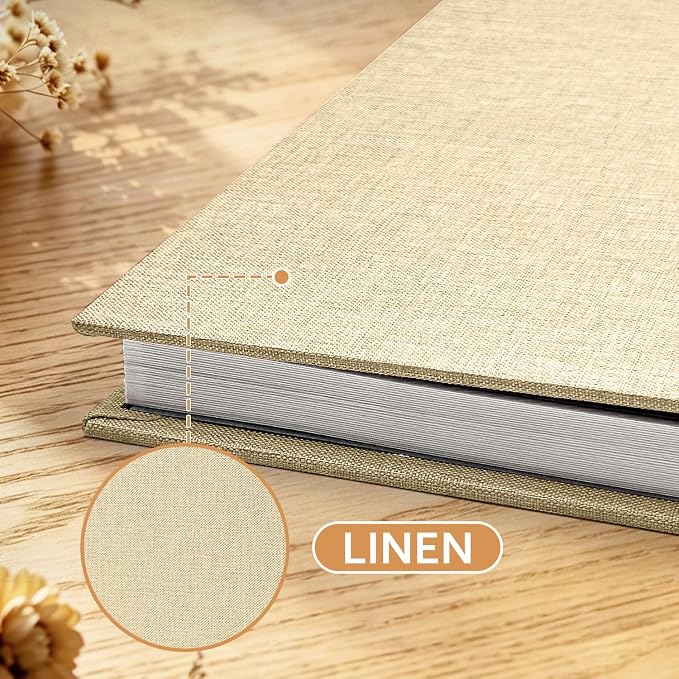 Large Photo Album Self Adhesive Scrapbook Album for 4x6 5x7 8x10 Pictures DIY Photo Book as Scrapbooking Supplies Kits, Birthday Gifts for Women Mom Wedding Baby Family Travel - Image 4