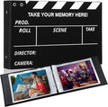 Spiareal Movie Night Card Organizer Set Greeting Card Holder 6 x 8 Inches 100 Pages Stamping Binder Album Display Organization Storage for Movie Night Party Photo Gift by Spiareal