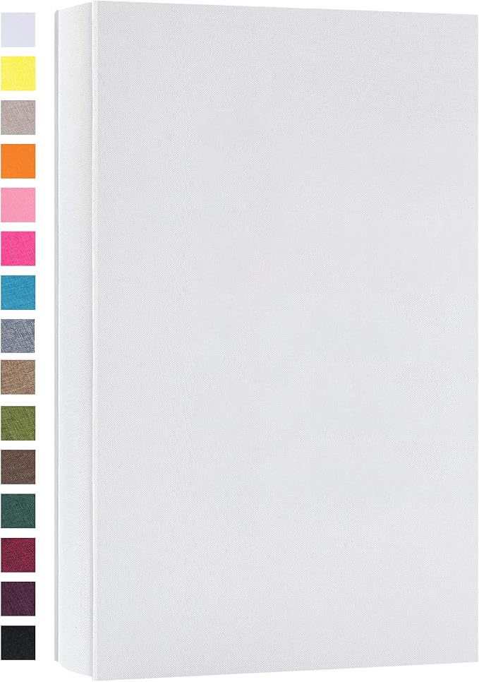 potricher Photo Album 4x6, 300 Pockets, Linen Cover, White | Small Capacity 4x6 Picture Albums with Horizontal Pockets, 4x6 Photo Book for Family, Wedding, Baby, Anniversary by potricher