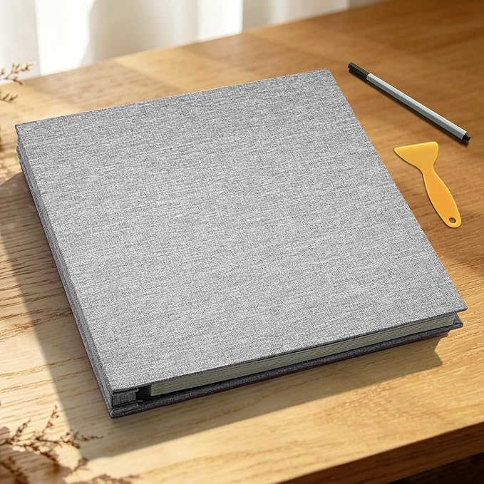 Large Photo Album Self Adhesive Scrapbook Album for 4x6 5x7 8x10 Pictures DIY Photo Book as Scrapbooking Supplies Kits, Birthday Gifts for Women Mom Wedding Baby Family Travel - Image 6