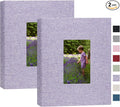 Photo Album 8x10, Pack of 2 Linen Picture Book, 26-Page Album Holds 52 Photos Art Presentation Folder for Picture or Certificates Storage by CHERRICH