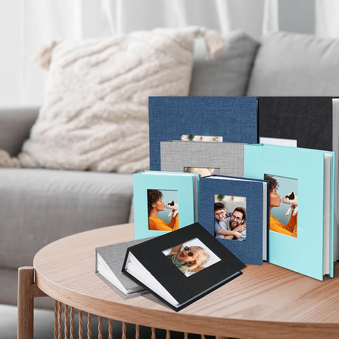 Vienrose Small Photo Album 4x6 Slip-in Picture Album 50 Pages Holds 100 Photos, Portable Photo Book 4x6 for Wedding Family Baby Travel Grey | Portable Design Photo Book, Memory Book, Wedding Family Baby Travel, Easy To Carry - Image 6