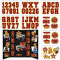 Glenmal Red Gold Graduation Photo Display Board Sticker Class of 2026 Picture Display Stickers Accessories for 2026 Grad Party College Board Photo Frame Decor (12x9inch,3.9x4.7inch) by Glenmal