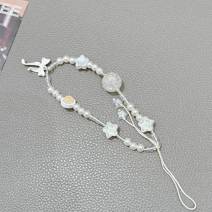 Beaded Camera Wrist Strap Cute Digital Camera Charm Lanyard, Phone Wristlet Charms, Phone Chain for Camera - Image 6