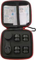 10-in-1 Smartphone Lens Kit with 0.36x Wide Angle 15x 198° Fisheye 2x Telephoto CPL Star Filter, 17mm Clip for Mobile Phone Camera Attachment for Content Creation by Unknown