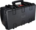 Amazon Basics Hard Protective Camera Case with Wheels, Large, Black, 22"L x 14"W x 9.8"H by AmazonBasics