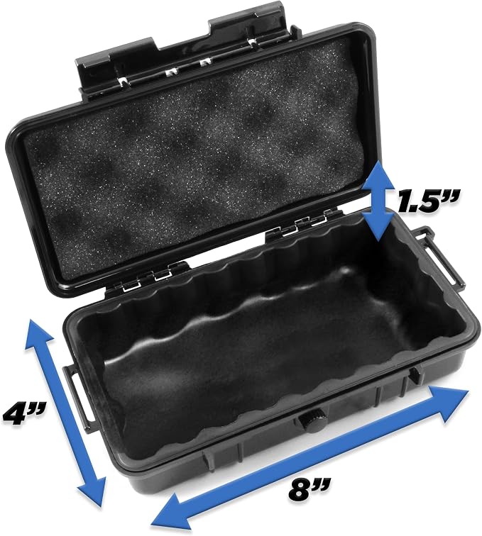 CASEMATIX Hard Shell 35mm Film Case for 35mm and 120 Film - 9" Waterproof & Lightproof Film Holder and Film Roll Container for up to 16 x 35mm Film Rolls or 10 x 120 Film Rolls, Travel Case Only - Image 8