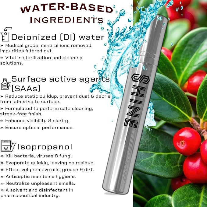 SIBERIAN Shine Liquid Cleaner 0.5oz Spray Made in USA + (1) Fabric Cloth for Camera, Electronic Devices, Eyewear Lenses Compact 15ml Travel - Image 8
