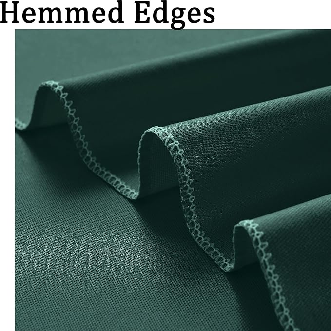 50ftx10ft Wrinkle Free Hunter Green Backdrop Curtains for Parties, Polyester Green Photo Backdrop Drapes 10 Panels 5x10ft for Wedding Birthday Baby Shower Photography Background - Image 5